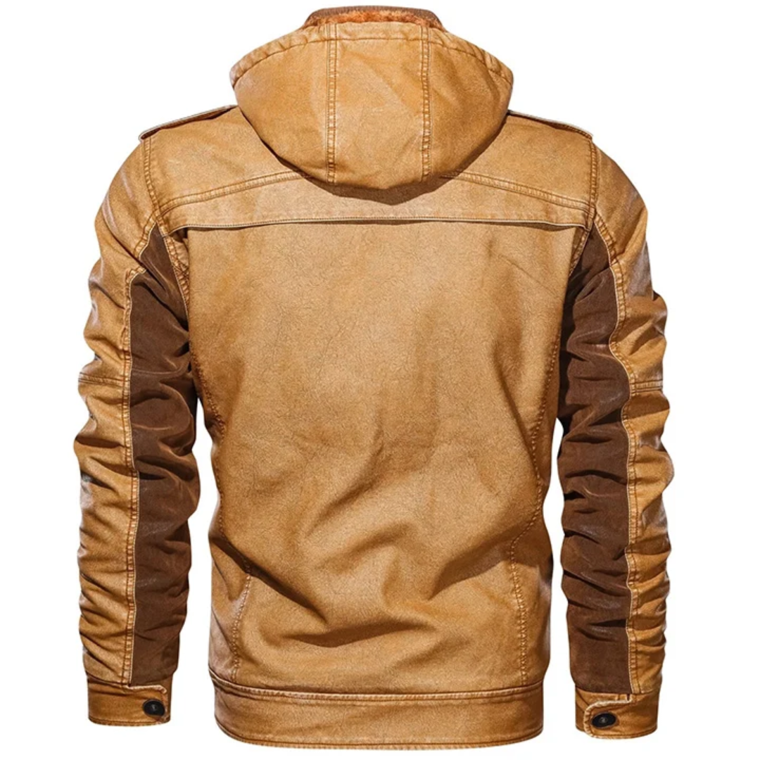 Nordmann Gunnar – Zweifarbige Herrenjacke mit Kapuze