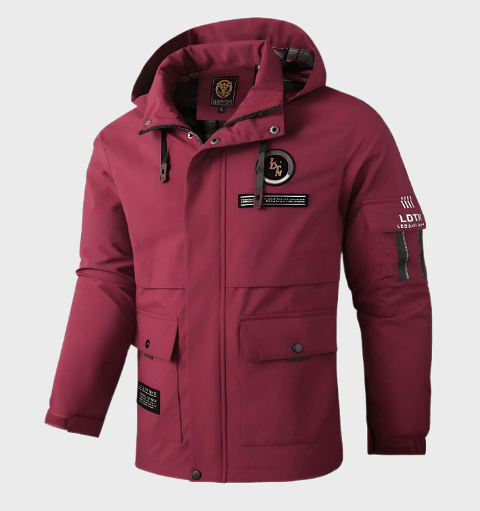 Nordmann – Taillierte Herren-Winterjacke – Variante 2 Bordeaux