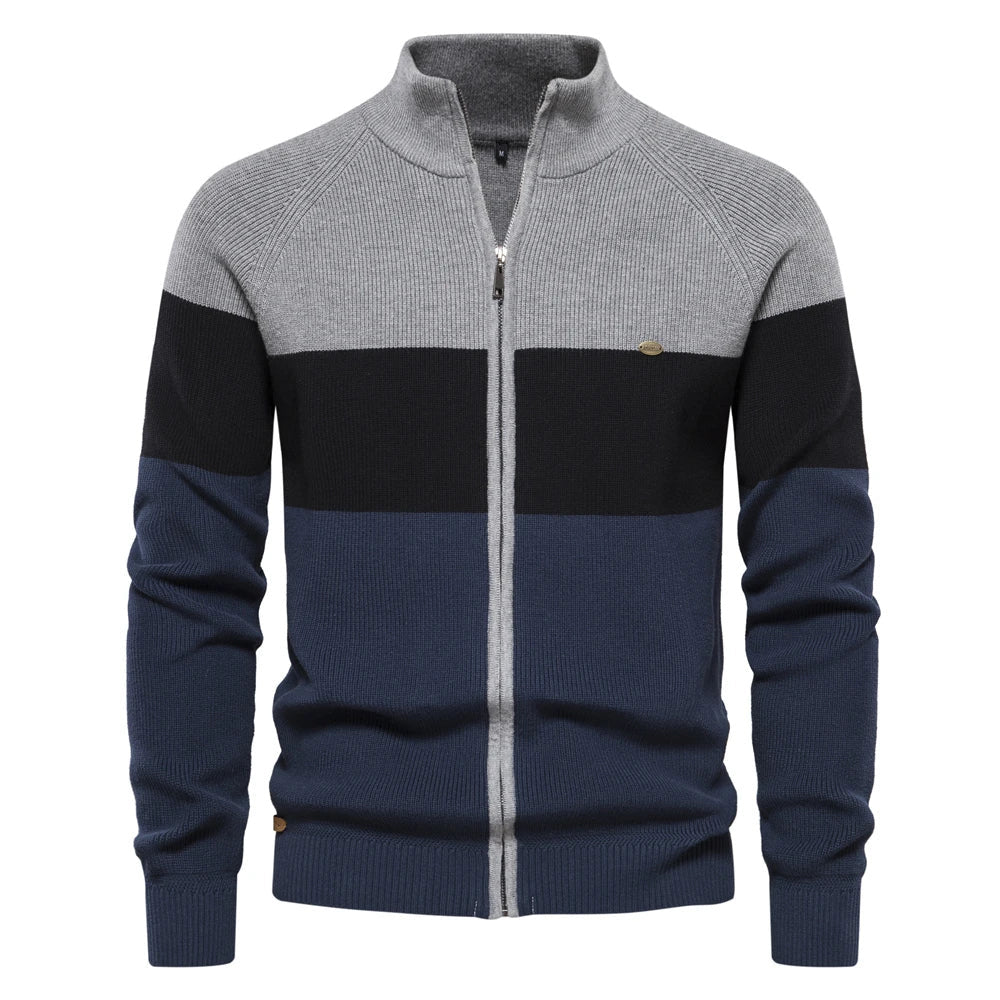 Nordmann – Herrenjacke mit Reißverschluss – Grau
