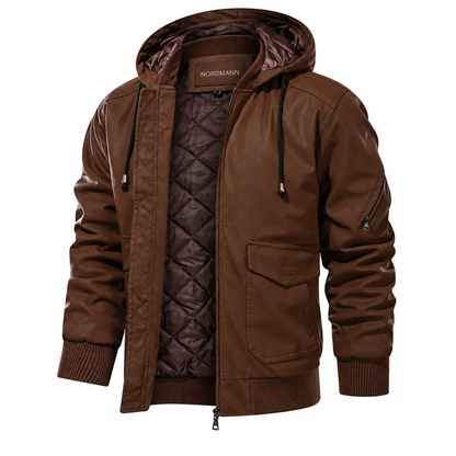 Nordmann Henrik – Herren Kapuzenjacke mit Steppfutter