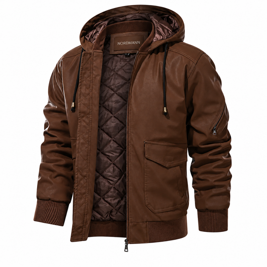 Nordmann Henrik – Herren Kapuzenjacke mit Steppfutter