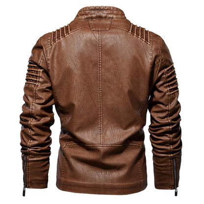 Nordmann Falk – Herren Bikerjacke im Vintage-Stil