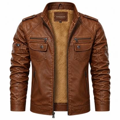 Nordmann Björn – Gefütterte Herrenjacke mit Stehkragen