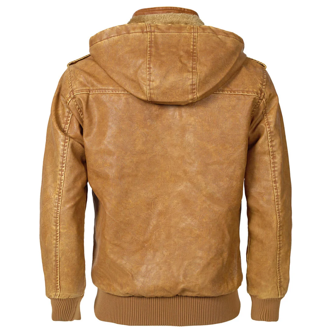 Nordmann Leif – Herren Kapuzenjacke im Vintage-Look