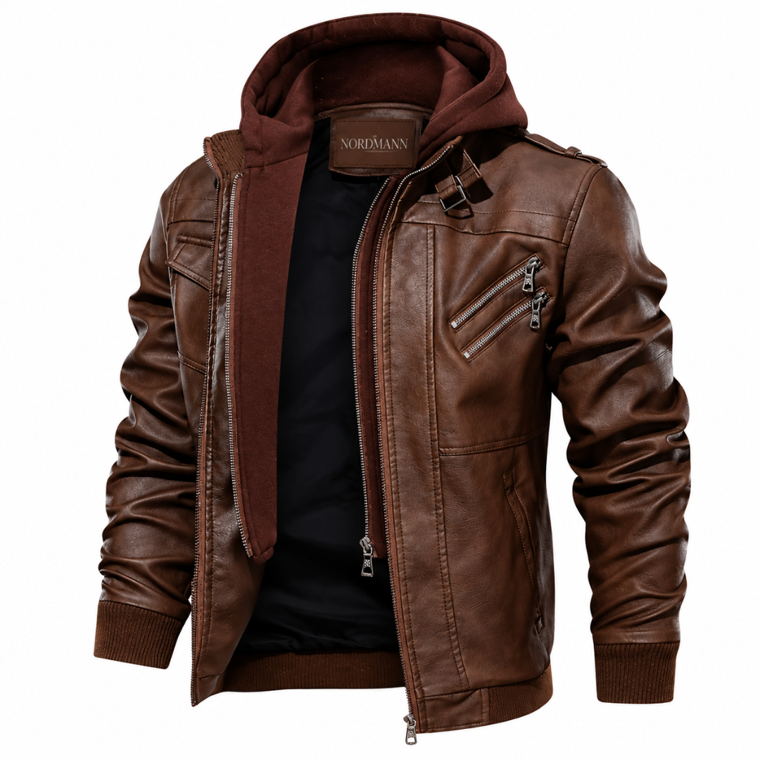 Nordmann Viggo – Herrenjacke mit Kapuze im Vintage-Look