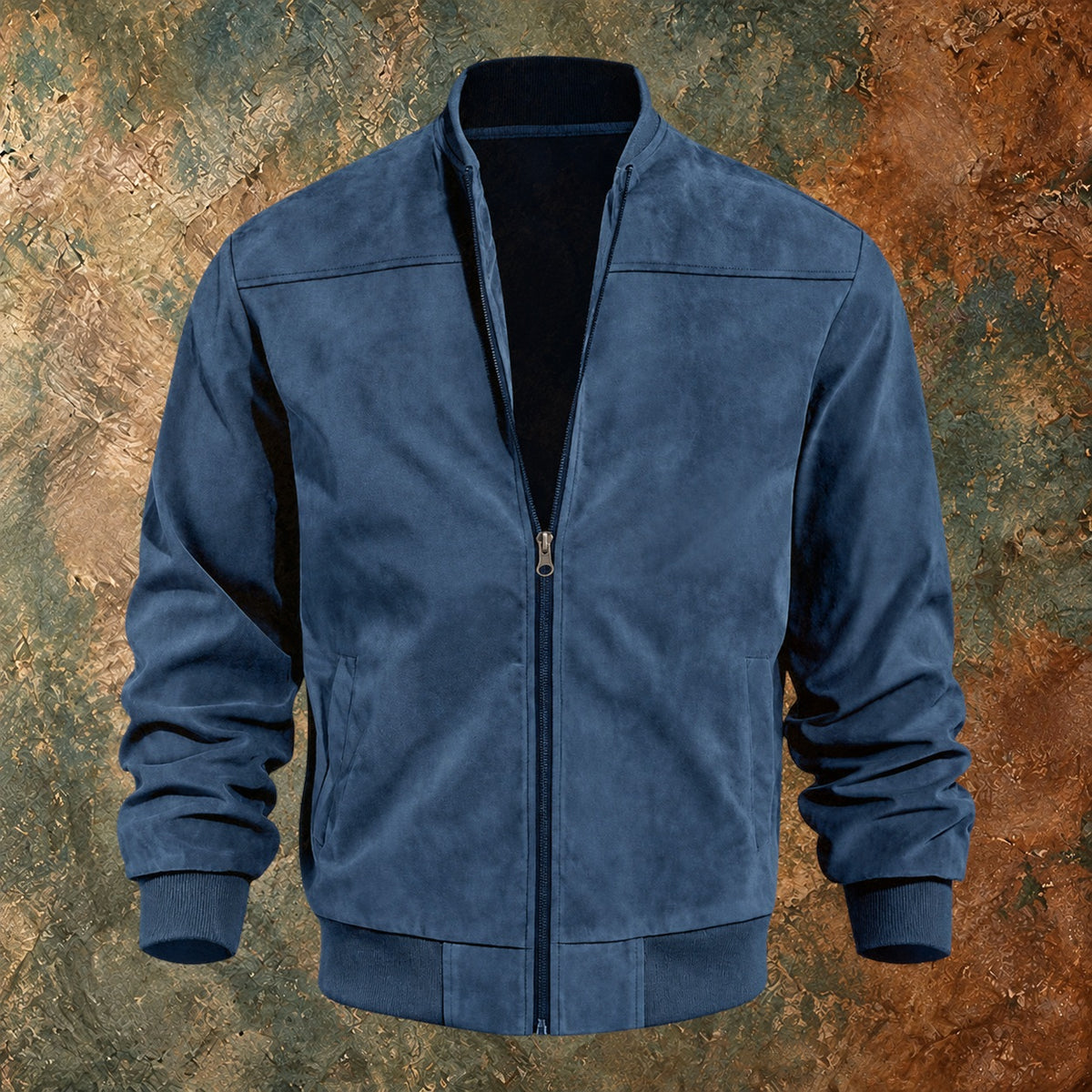 Nordmann – Klassische Bomberjacke – Marineblau