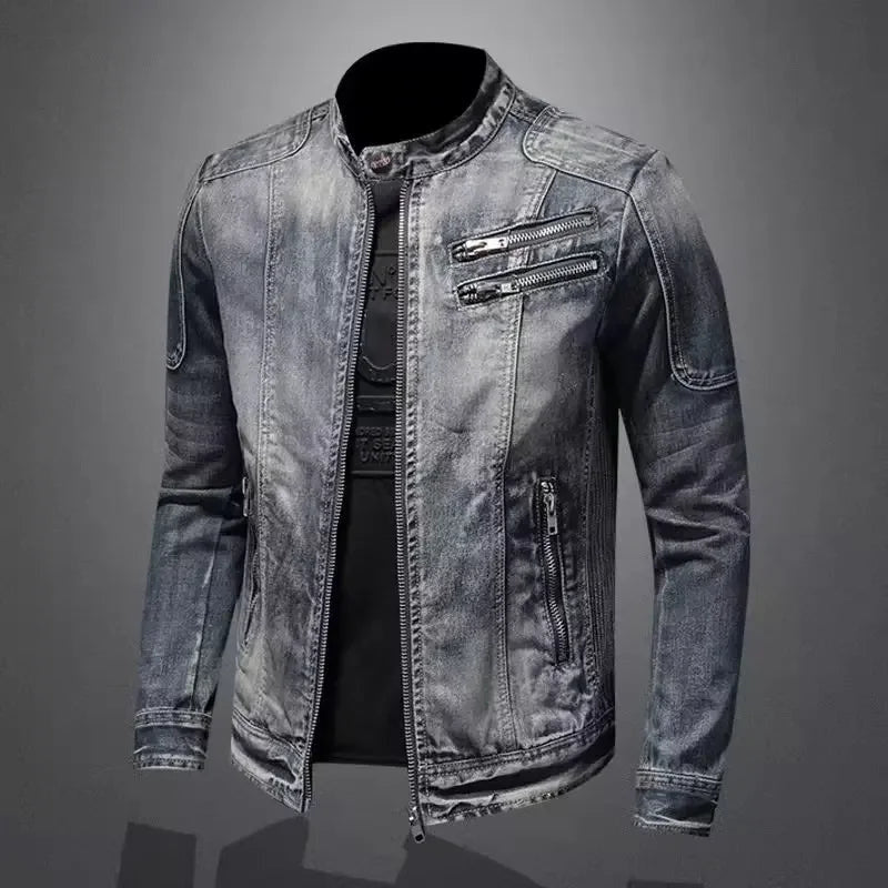 Nordmann – Jeansjacke im Biker-Stil – Ansicht 5