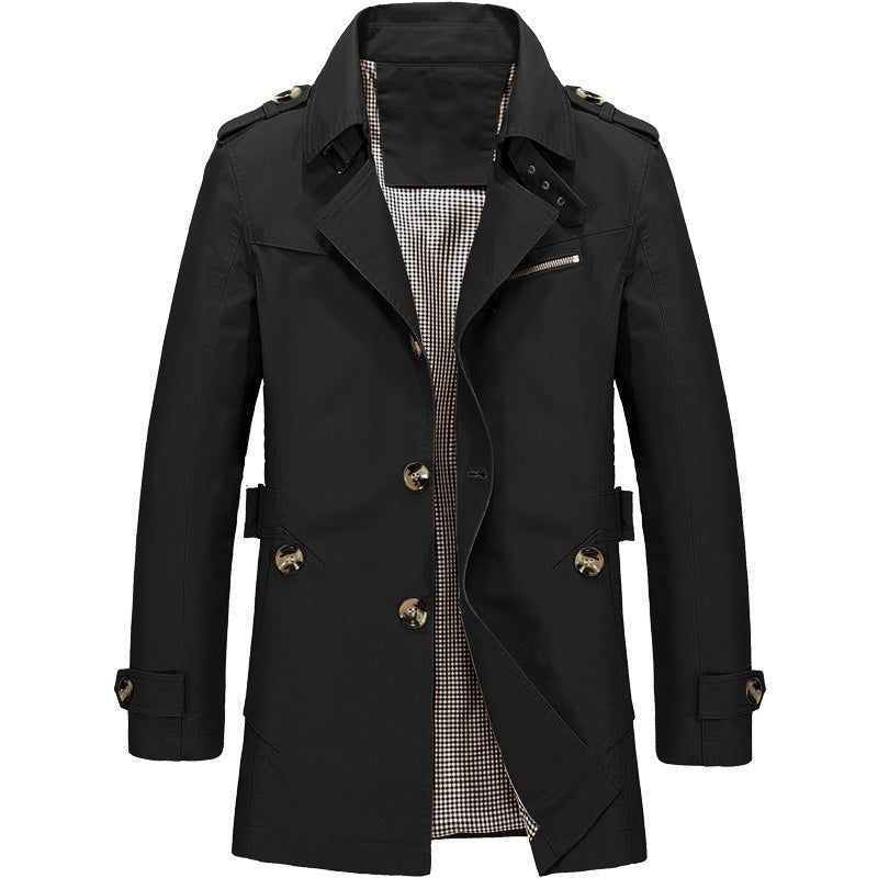 Nordmann – Outdoor-Windjacke – Schwarz