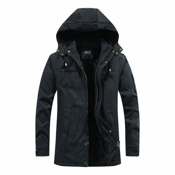 Nordmann – Warme stilvolle Winterjacke – Schwarz