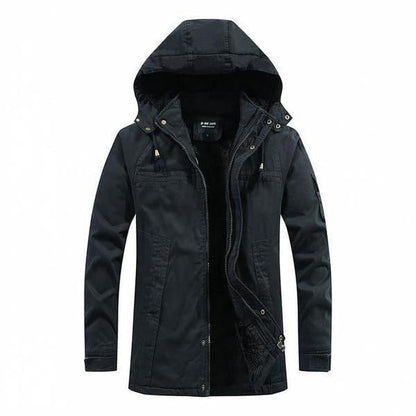 Nordmann – Warme stilvolle Winterjacke – Schwarz