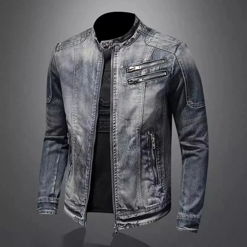 Nordmann – Jeansjacke im Biker-Stil – Ansicht 2