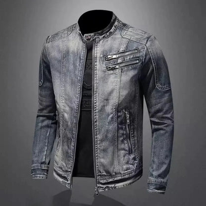 Nordmann – Jeansjacke im Biker-Stil – Ansicht 2