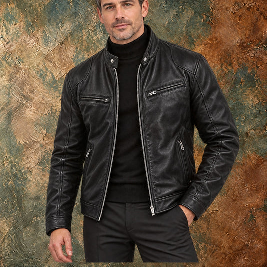 Nordmann Pieter – Lässige Lederjacke