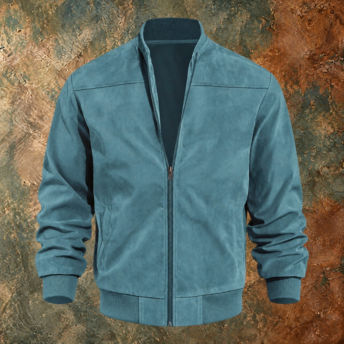 Nordmann – Klassische Bomberjacke – Staubblau
