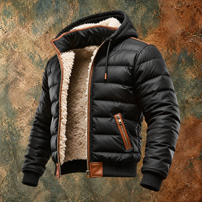 Nordmann – Warme Sherpajacke – Schwarz