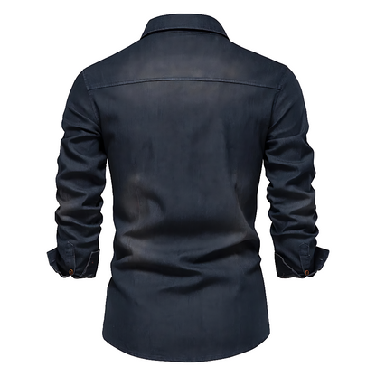 Nordmann – Bequeme Denim-Hemdjacke – Ansicht 5