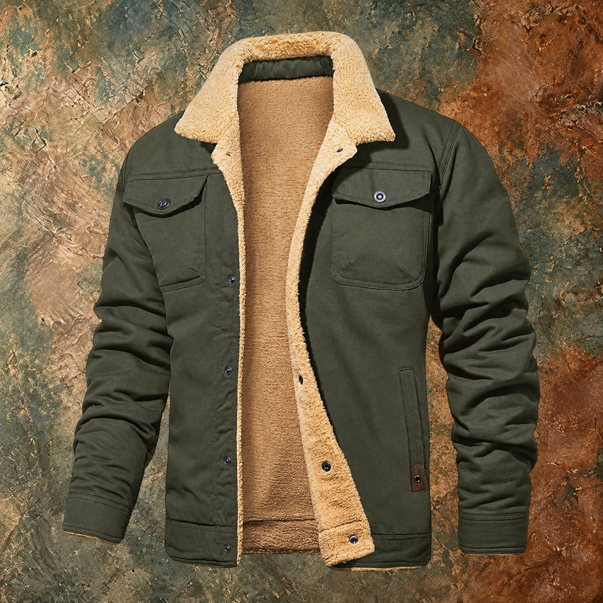 Nordmann – Markante Herren-Bomberjacke – Grün