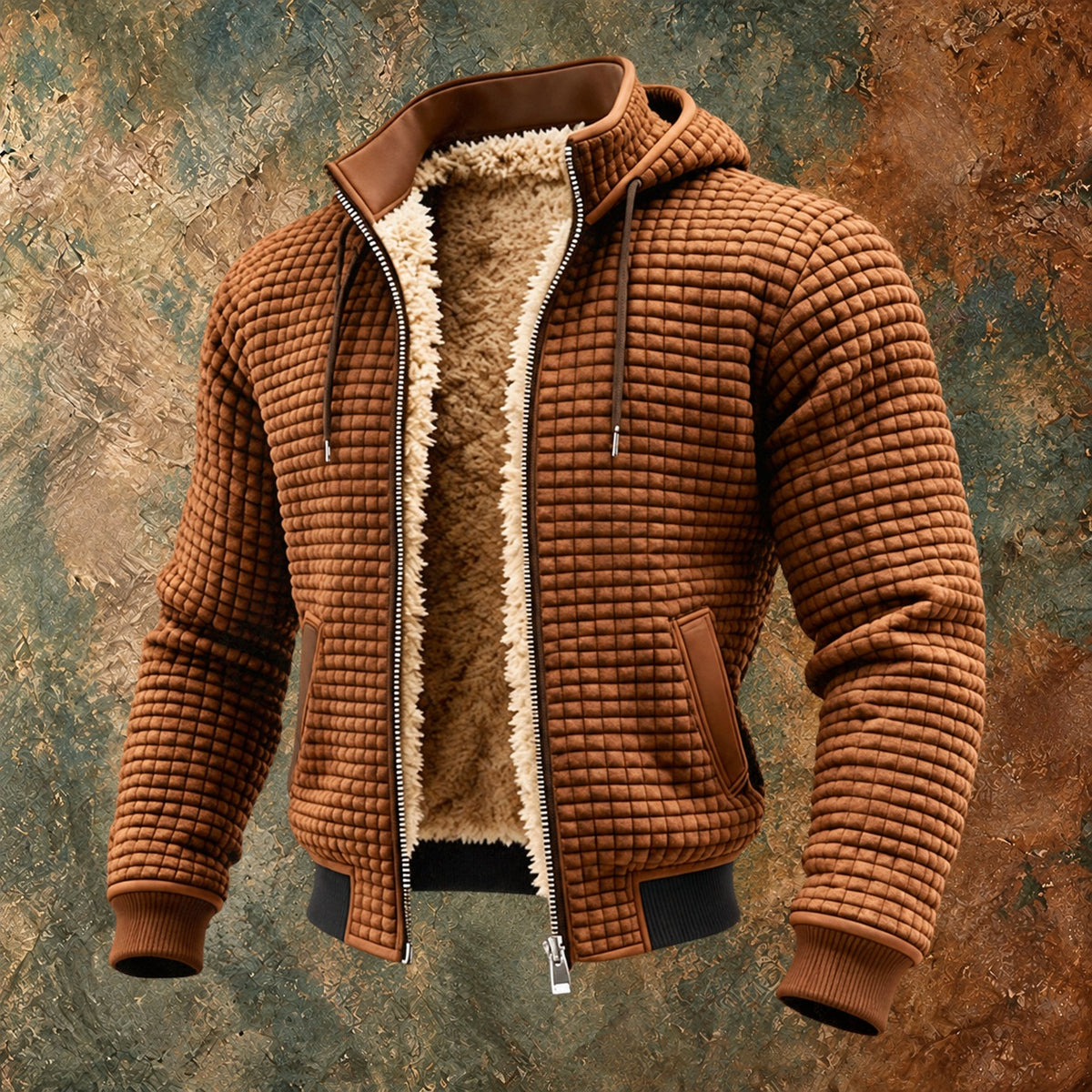 Nordmann – Retrojacke mit Kapuze und Reißverschluss – Ansicht 6