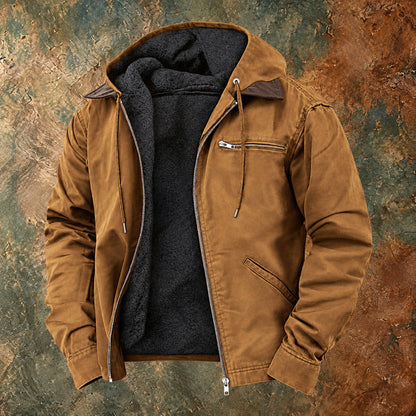 Nordmann Lars – Lässige Winterjacke – Braun