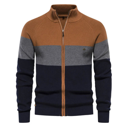 Nordmann – Herrenjacke mit Reißverschluss – Orange