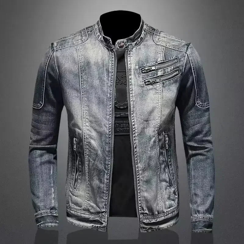 Nordmann – Jeansjacke im Biker-Stil – Ansicht 3
