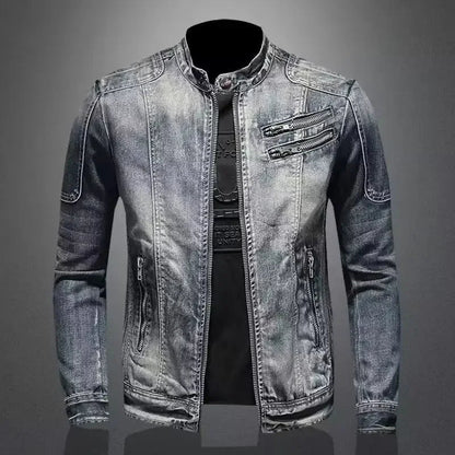 Nordmann – Jeansjacke im Biker-Stil – Ansicht 3
