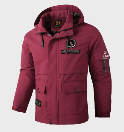 Nordmann – Taillierte Herren-Winterjacke – Variante 2 Bordeaux