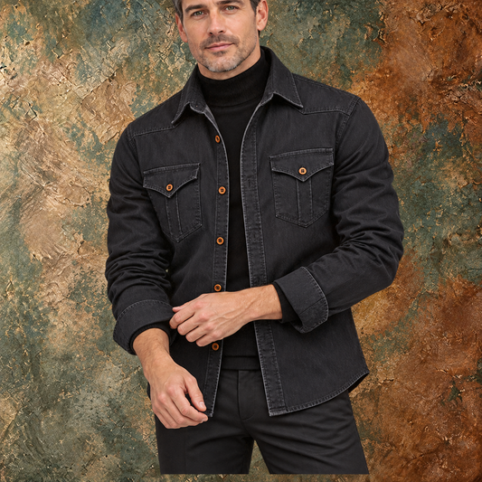 Nordmann – Bequeme Denim-Hemdjacke