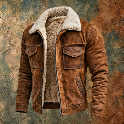 Nordmann – Vintagejacke mit Sherpafutter – Ansicht 2