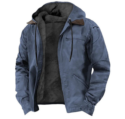 Nordmann – Elegante Herrenjacke mit Reverskragen – Marineblau