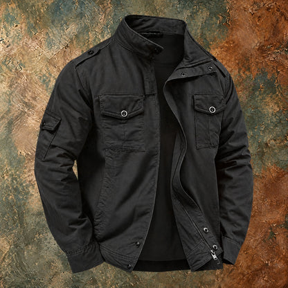 Nordmann Noah – Winterjacke im Military-Stil – Schwarz