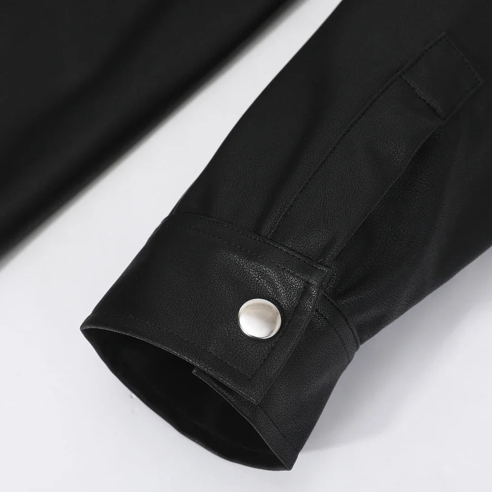 Nordmann – Langarmjacke aus PU-Leder – Ansicht 6