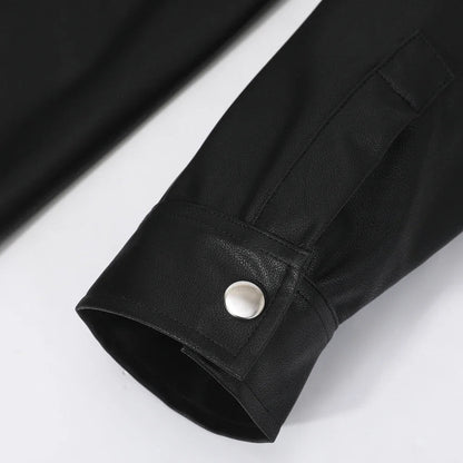 Nordmann – Langarmjacke aus PU-Leder – Ansicht 6