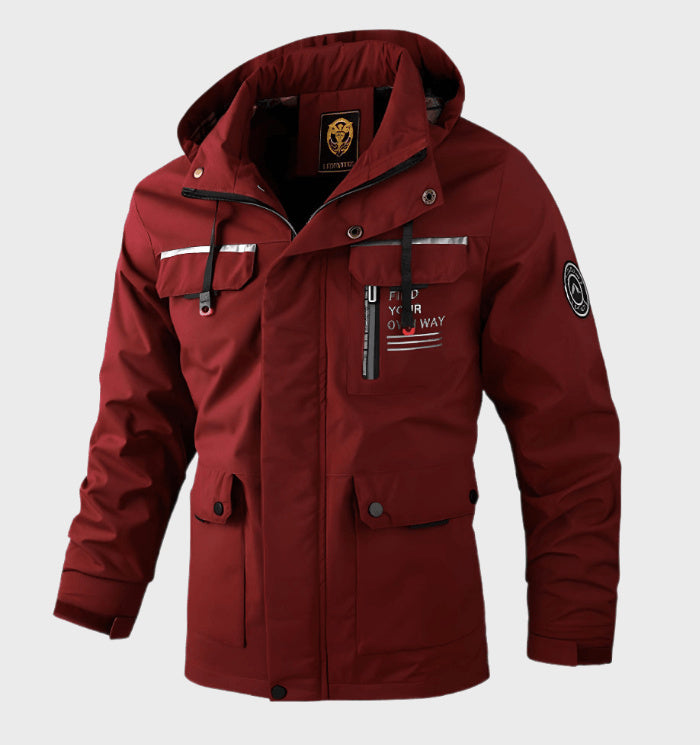 Nordmann – Taillierte Herren-Winterjacke – Bordeaux