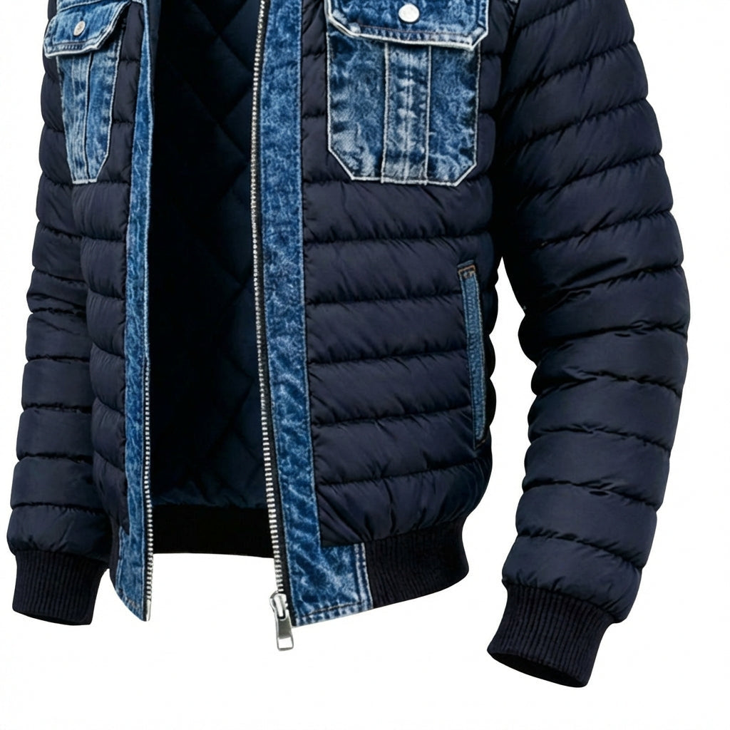 Nordmann – Klassische gefütterte Jeansjacke – Ansicht 4