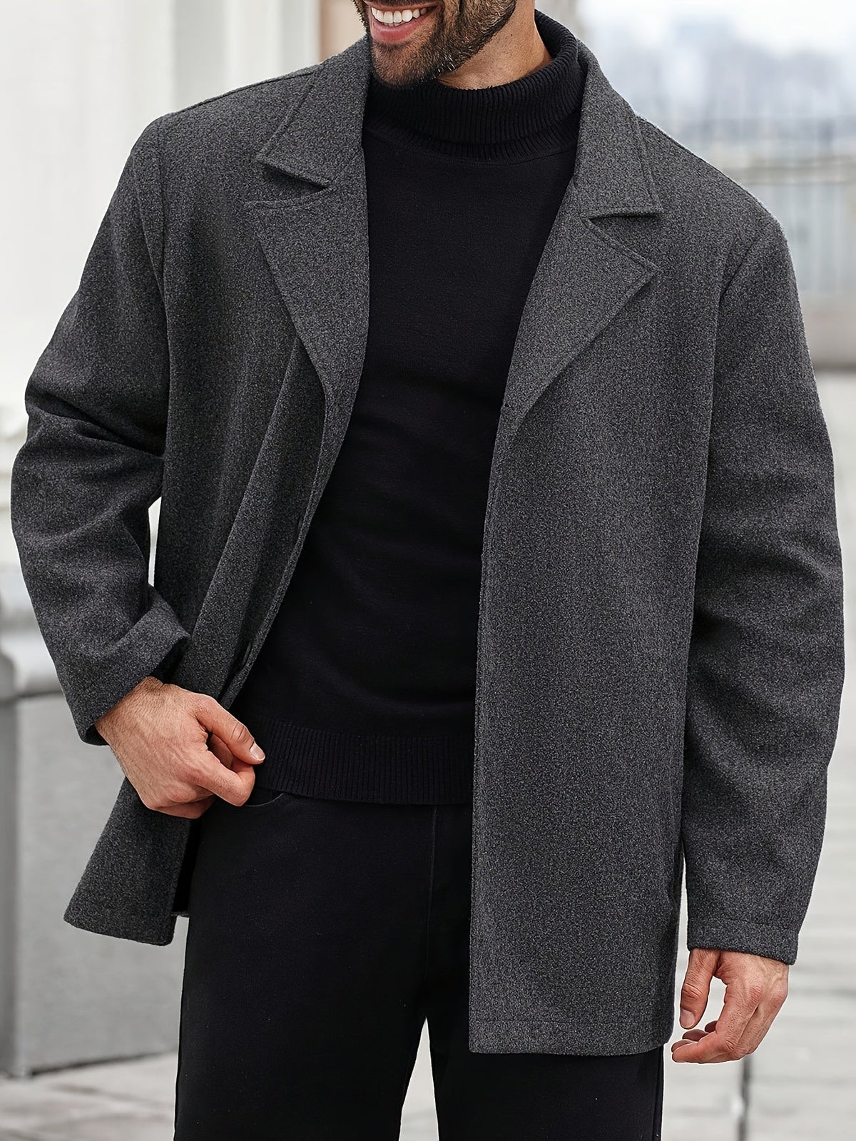 Nordmann Krijn – Herrenjacke mit Fischgrätmuster – Ansicht 4