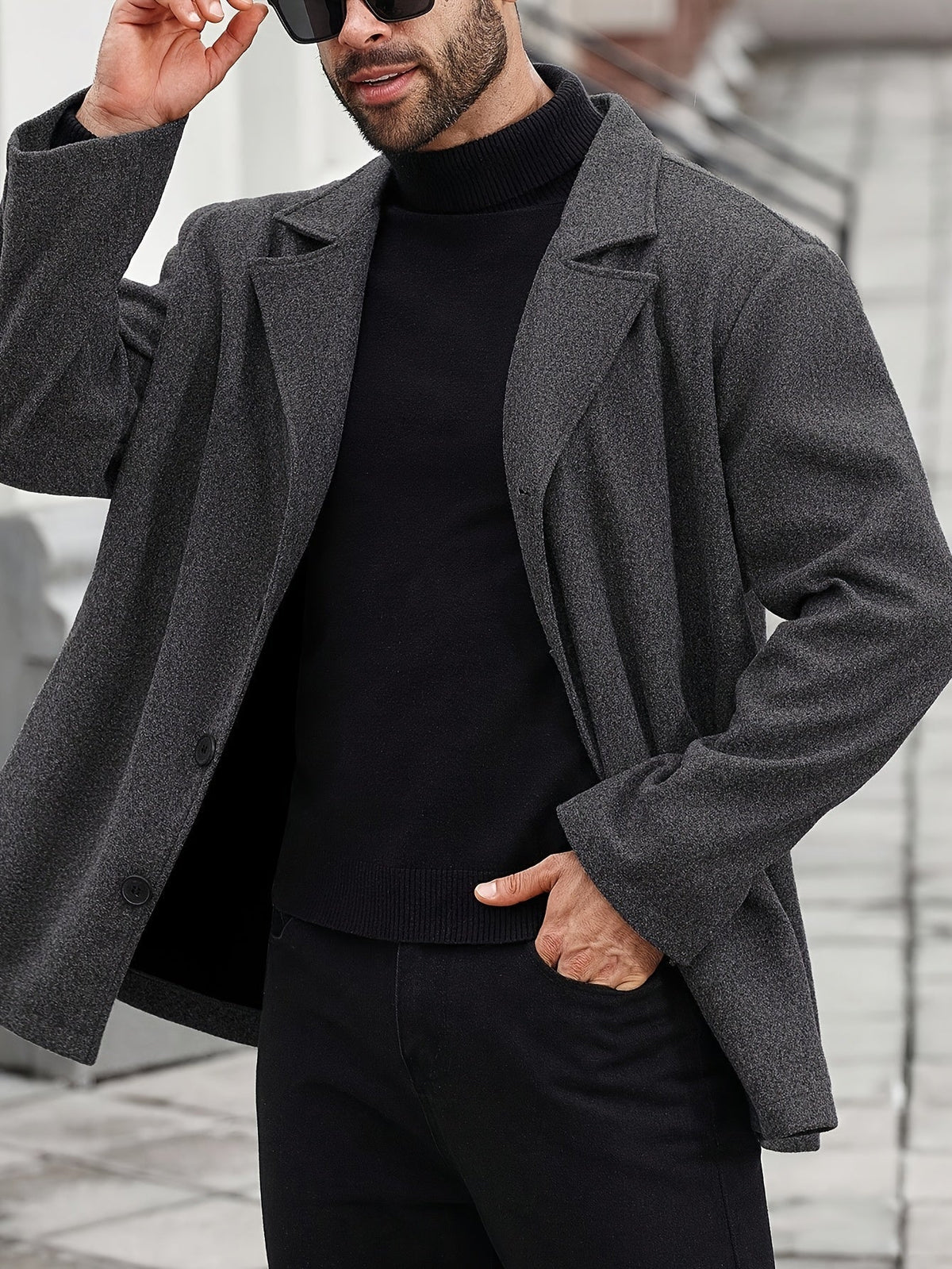 Nordmann Krijn – Herrenjacke mit Fischgrätmuster – Ansicht 8