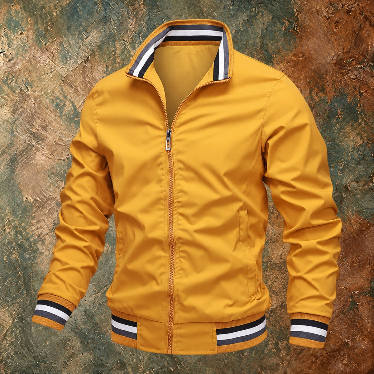 Nordmann – Premium-Herrenjacke für jeden Tag – Gelb