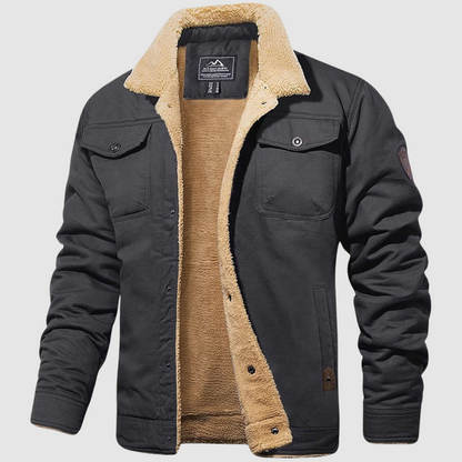 Nordmann – Markante Herren-Bomberjacke – Grau