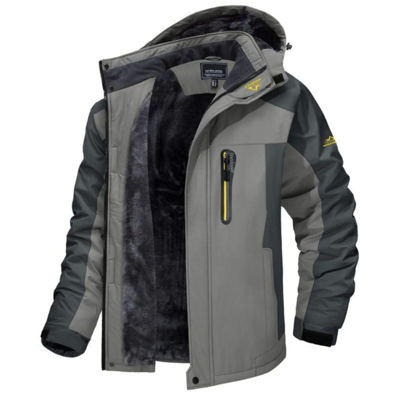 Nordmann – Funktionelle Herren-Winterjacke – Hellgrau