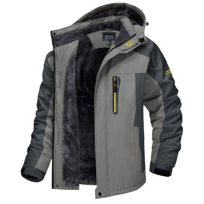 Nordmann – Funktionelle Herren-Winterjacke – Hellgrau