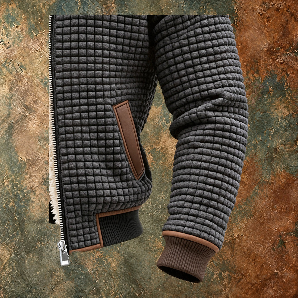 Nordmann – Retrojacke mit Kapuze und Reißverschluss – Ansicht 4