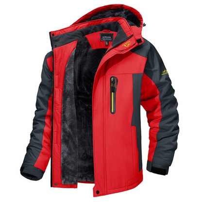 Nordmann – Funktionelle Herren-Winterjacke – Rot