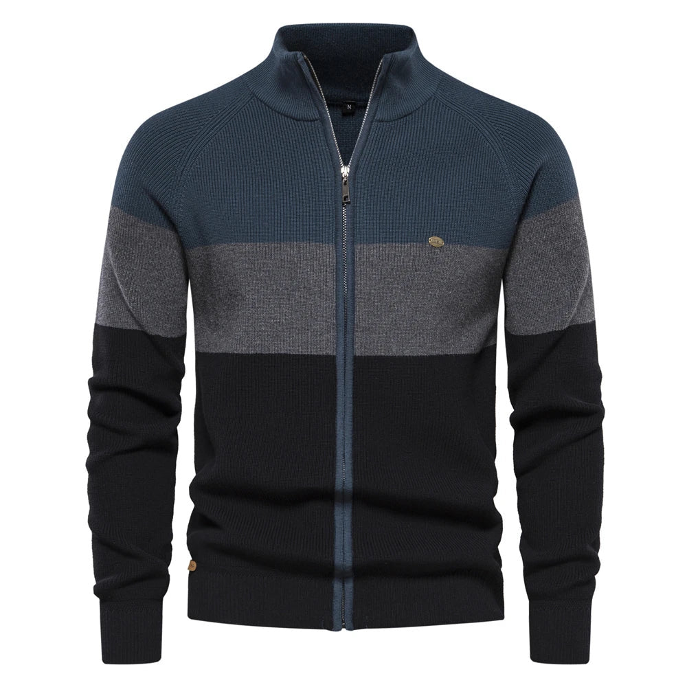 Nordmann – Herrenjacke mit Reißverschluss – Dunkelblau