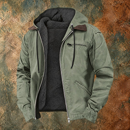 Nordmann – Elegante Herrenjacke mit Reverskragen – Hellgrün