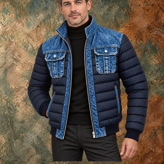 Nordmann – Klassische gefütterte Jeansjacke
