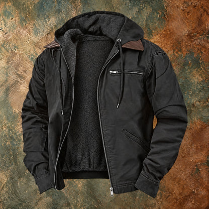 Nordmann Lars – Lässige Winterjacke – Schwarz
