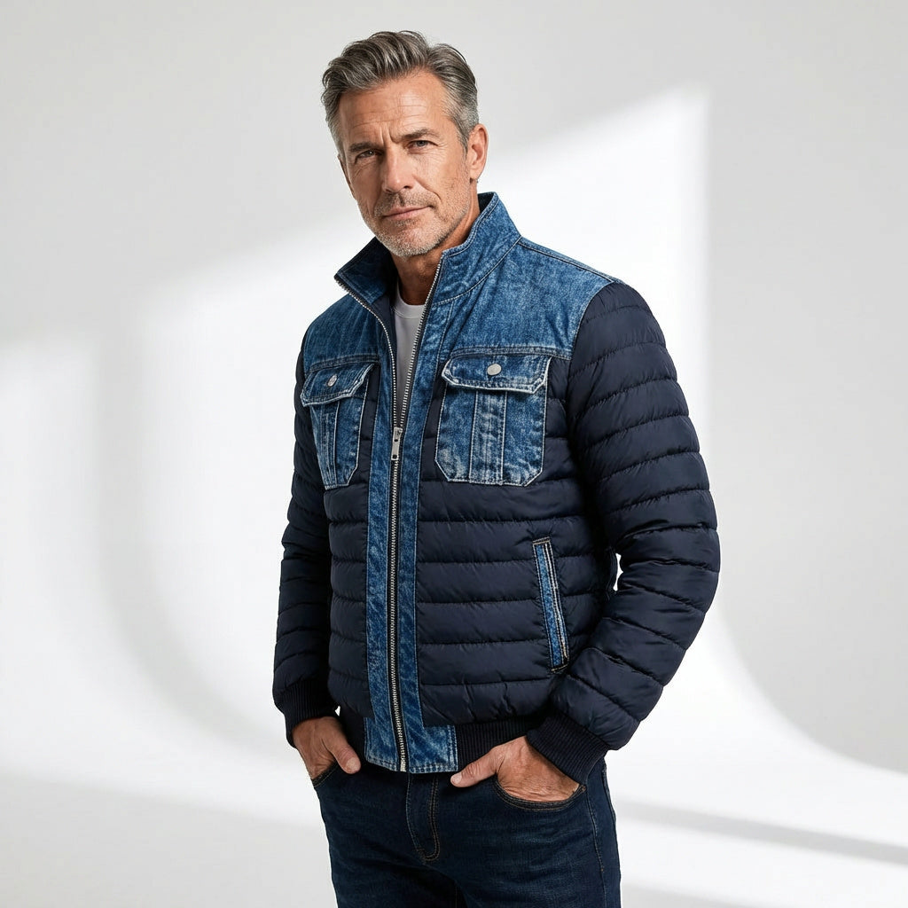 Nordmann – Klassische gefütterte Jeansjacke – Ansicht 5