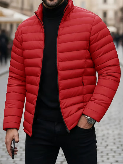 Nordmann – Premium-Herbstjacke für Herren – Rot