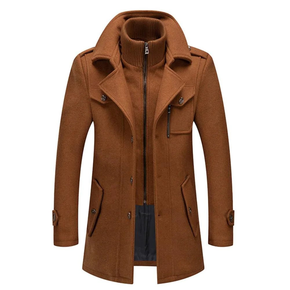 Nordmann – Klassische Herren-Winterjacke – Braun